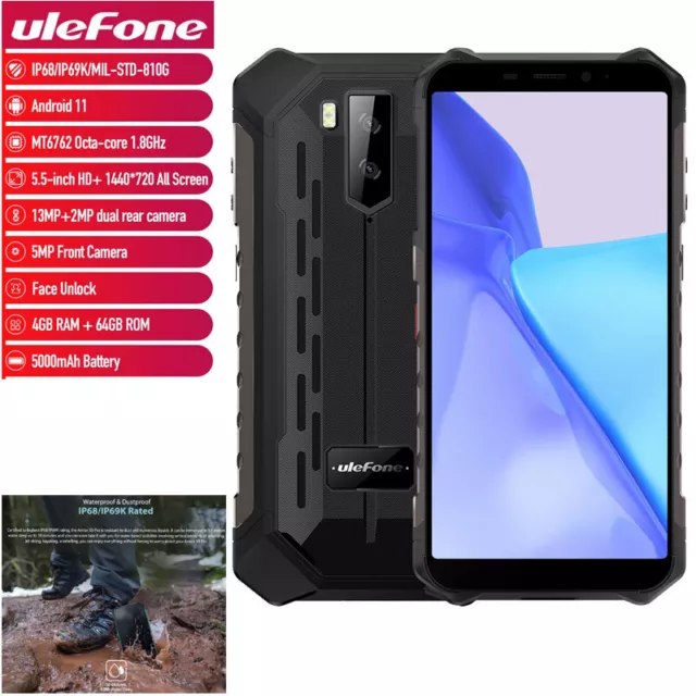Ulefone Armor X9 Pro 64GB/4GB Dual SIM Rojo