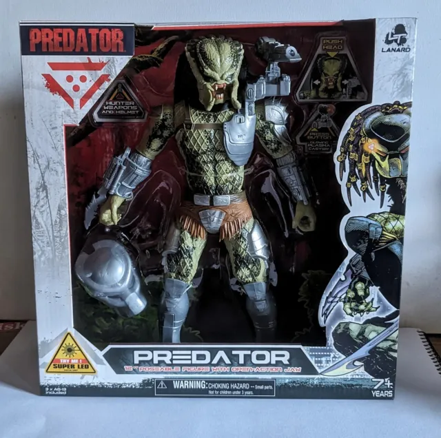Classic Jungle Predator 12” Battle Action Figure NEW