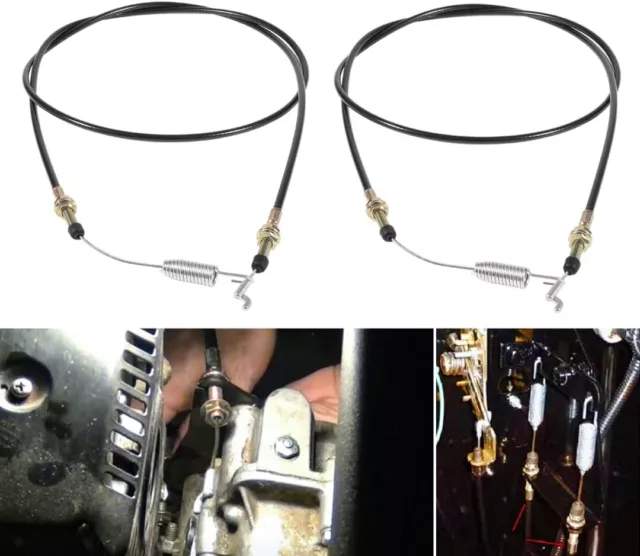 2PCS 2-11082 Shifter Cable for Chuck Wagon, Trail Wagon, Bulldog 300, Landmaster