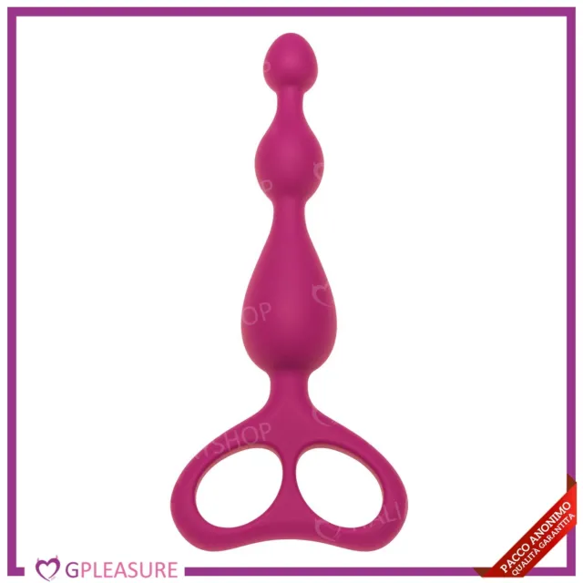 Palline Anali Vaginali in Silicone Medicale 17cm - Butt Plug Anale Dildo Sex Toy