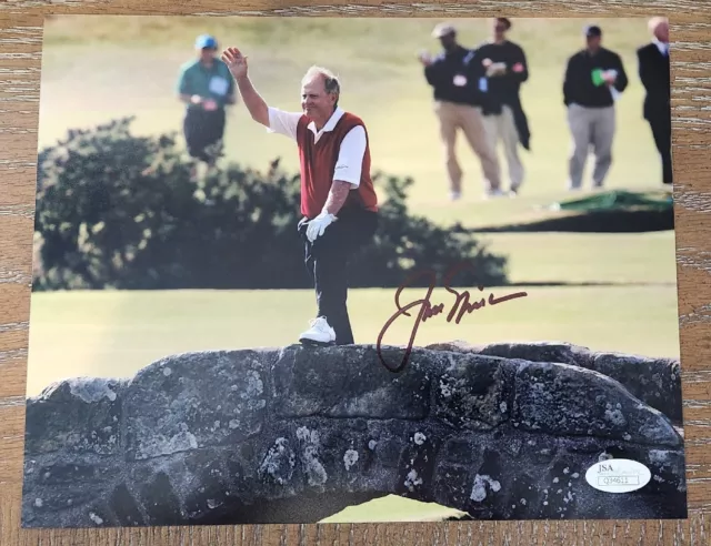 Jack Nicklaus Pga Golf Star Signed 8X10 Photo W/Jsa Coa #4