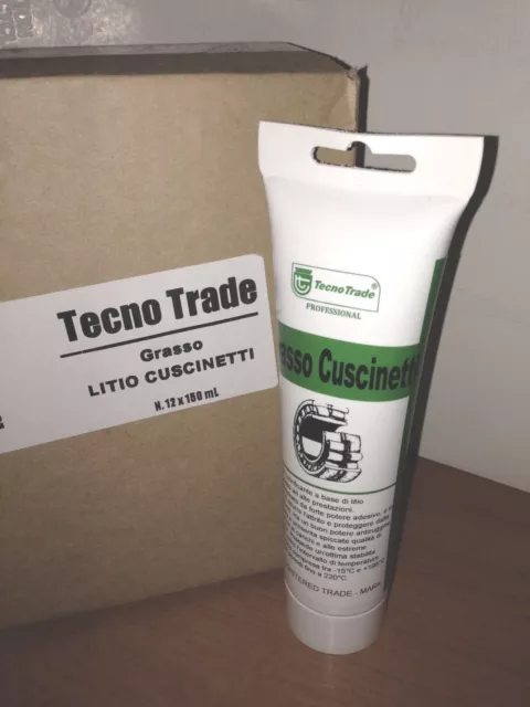 Grasso litio complesso cuscinetti, mozzi, ruote, trasmissioni etc NLGI2 da 150ml