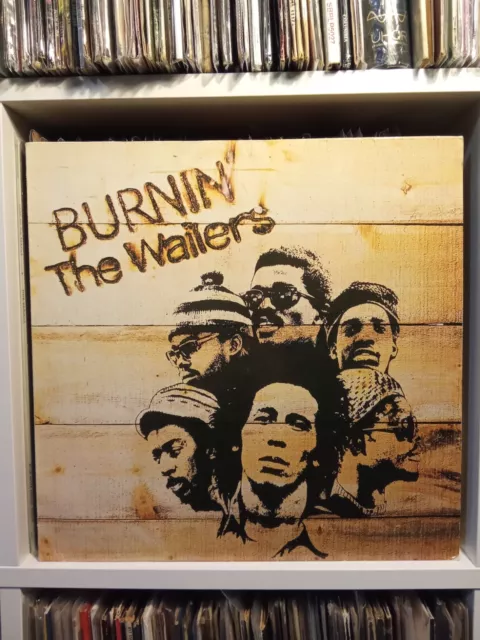 BOB MARLEY & THE WAILERS - BURNIN 1990 UK Press VINYL LP FREE POSTAGE