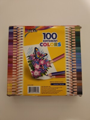 CRAZART 100 COLORED Pencils, Beginner To Advanced, Children & Adults