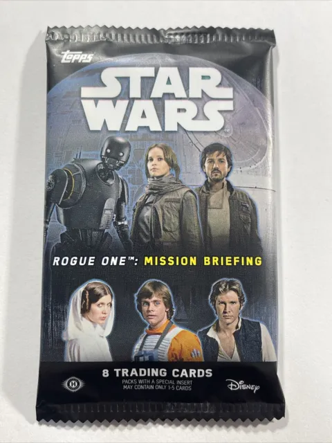 2016 Topps Star Wars Rogue One Mission Briefing Factory Sealed Hobby HOT Pack