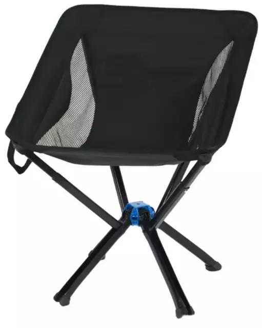 Camping Chair Folding Lightweight Compact Outdoor Furniture Black Bag 120kg