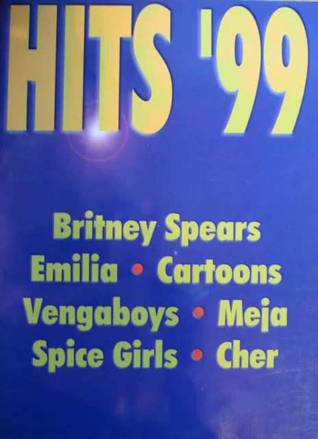 Hits '99 Nineties 90s Songbook Sheet Music Piano Voice Guitar Britney Emilia