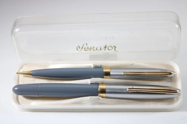 Vintage (c1950) (Merz & Krell) Senator Fountain Pen & Pencils Set (Cased)
