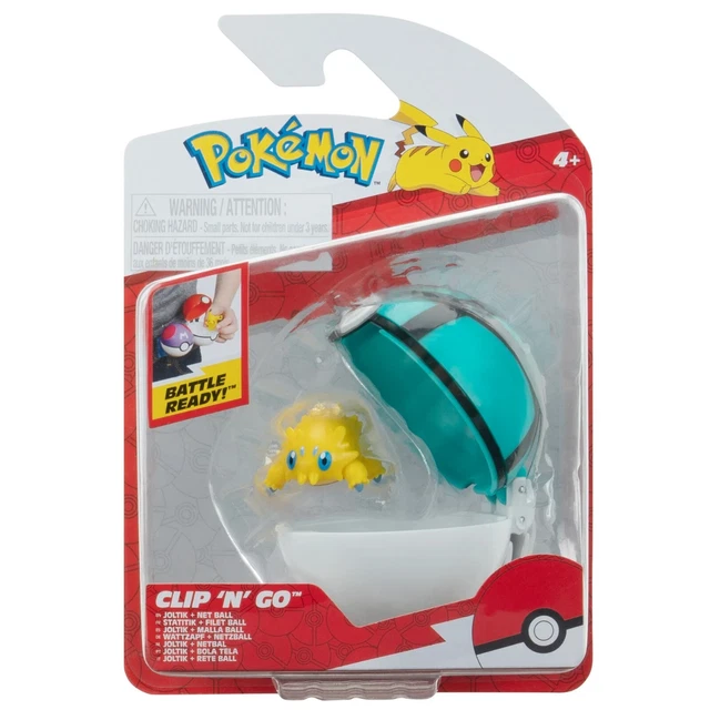 Pokémon Clip 'N' Go Set Charmander Avec Pokéball – Figurine 5 Cm, S’attache à La Ceinture – Dès 4 Ans