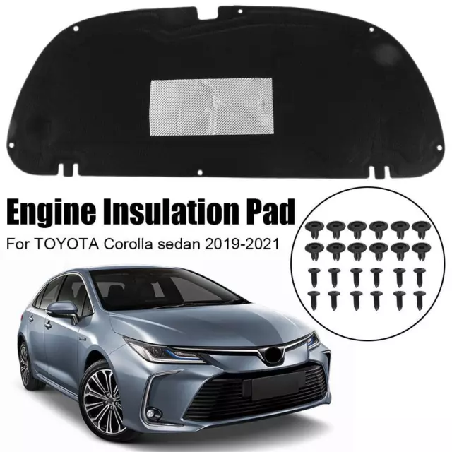 Für Toyota Corolla 2019-2021 Auto Motorhaube Sound Baumwolle Wärmedämmung Pad H9