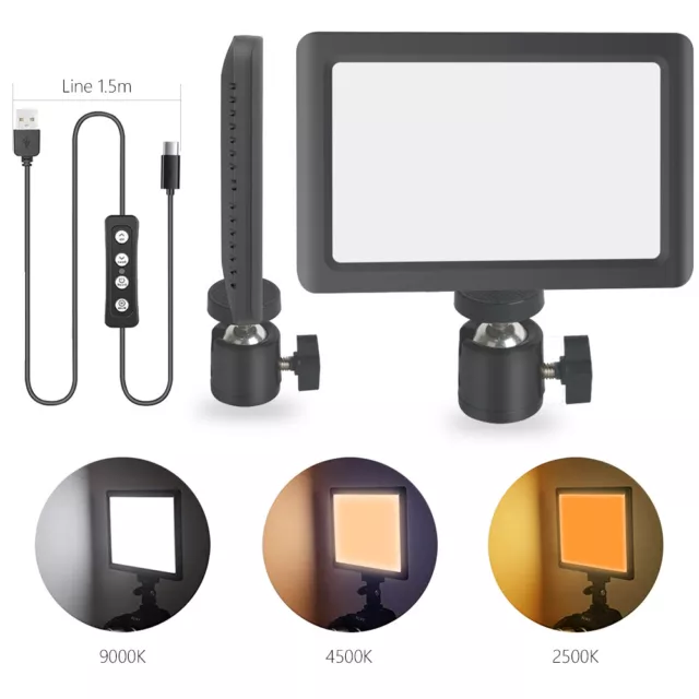 Dimmable Camera LED Video Light Panel + Tripod  Stand for Photography Lighting