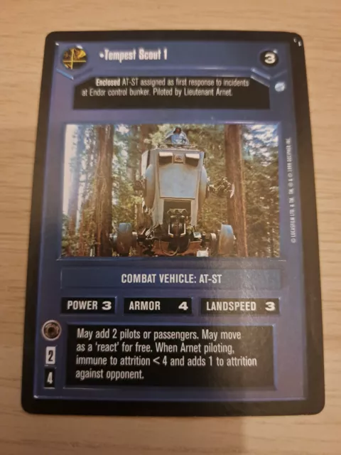 Star Wars CCG Tempest Scout 1