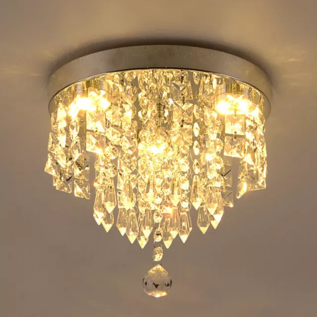 Moderne LED Kristall Deckenleuchten Pendelleuchter Lampe für Wohnzimmer Esszimmer