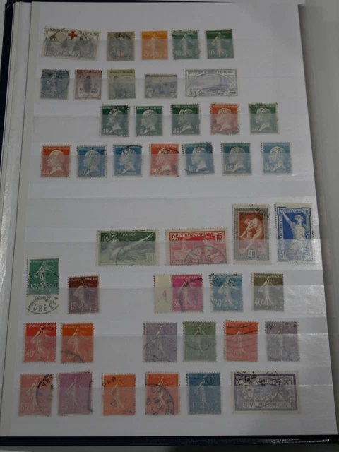 Lot De 150 Timbres France Oblitérés – Période 1960/1990 – Collection Philatélie