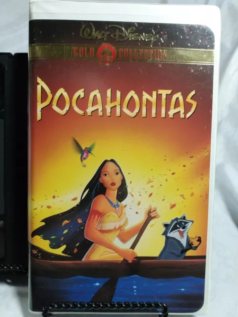 Disney Pocahontas VHS Gold Collection Edition Walt Animated Movie Video Film