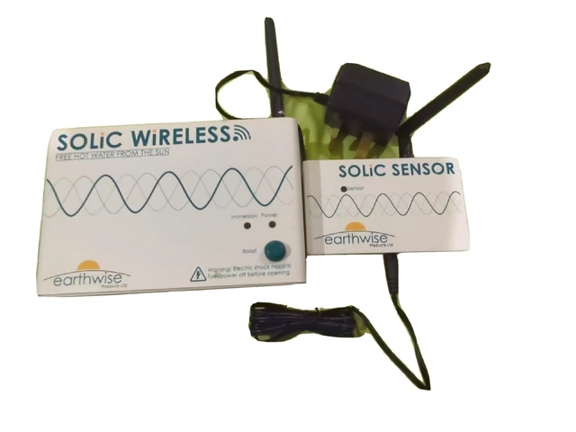 SOLIC WIRELESS SOLAR Immersion controller / power diverter / Earthwise  Products £0.99 - PicClick UK