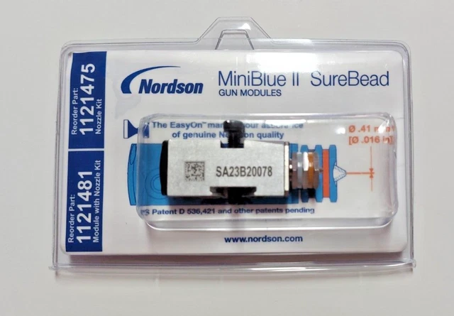 NORDSON 1121481 Miniblue II SureBead With 1121475 NEW IN ORIGINAL PACKAGING NORDSON 1121481 Miniblue II SureBead With 1121475 NEW IN ORIGINAL PACKAGING