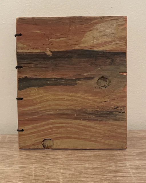 Handmade Junk Journal Unfinished Wood Cover 6.25” X 5.25”