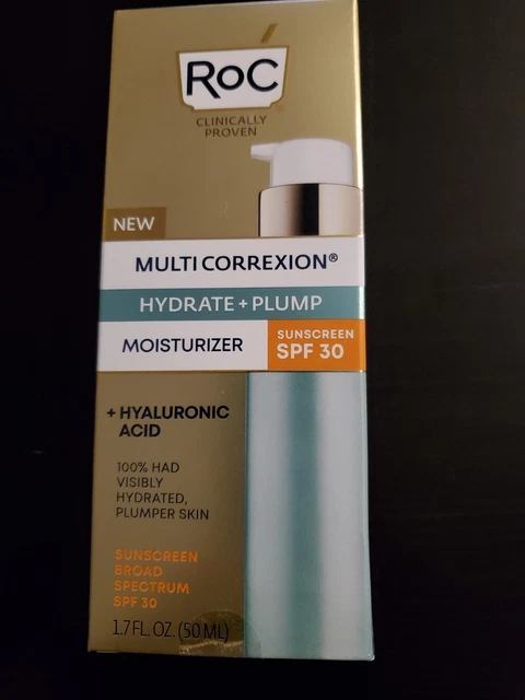 RoC Multi Correxion Hydrate + Plump Moisturizer SPF 30 (1.7oz/50ml) New In Box