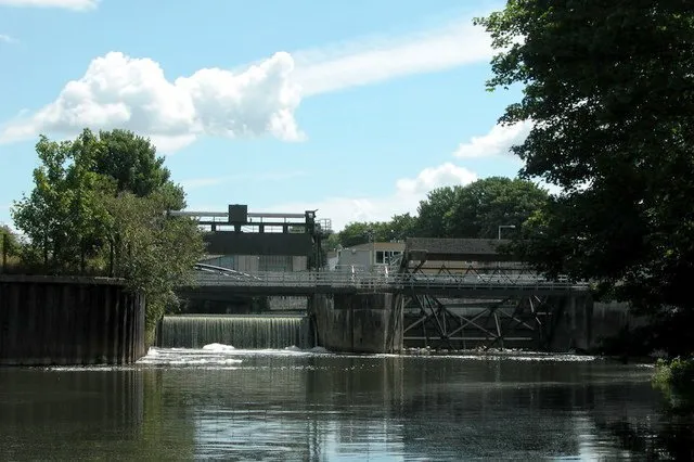 Photo 6x4 Weir at Weston Lock on the River Avon. Bath/ST7464 This is the c2005