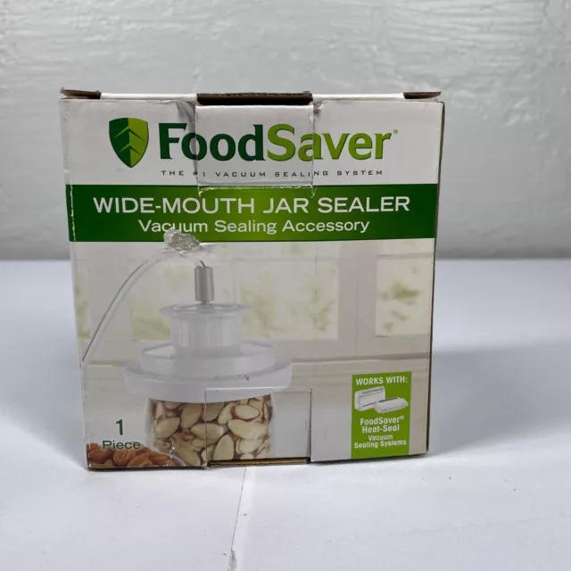 Foodsaver Wide Mouth Jar Sealer Accessory NO HOSE Canning Preserving