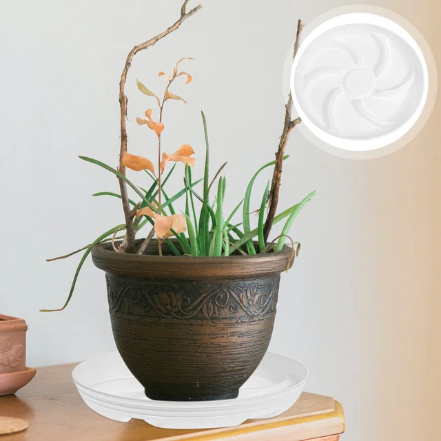5 Pcs Plant Pot Saucer Round Breathable Tray Water Trays Indoor Plants Base
