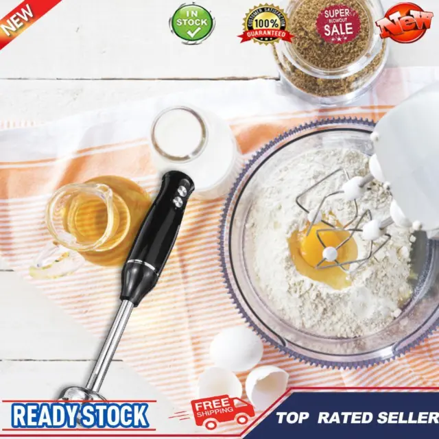 500W Handheld Stick Mixer Set Durable 4-In-1 Egg Whisk Electric Hand Blender Set