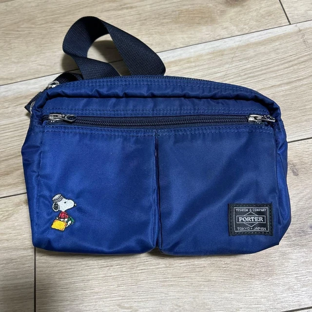 NEW PEANUTS SNOOPY x PORTER Waist Bag JOE PORTER Navy Yoshida from