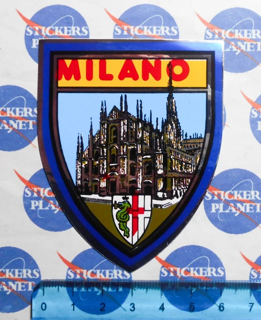 Autocollant Vintage Turismo Milano – Années 70 – Original Italien