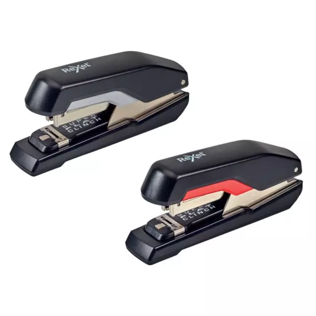 Rexel Stapler Supreme HS S50 Flat Clinch Top Loading Office Desk Stationery