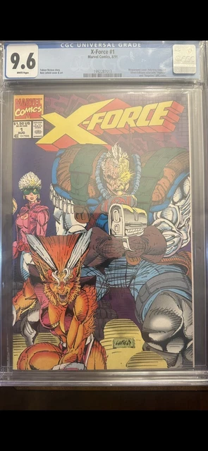 X-Force # 1 CGC 9.6 NM+ White Pages Marvel 1991🔥
