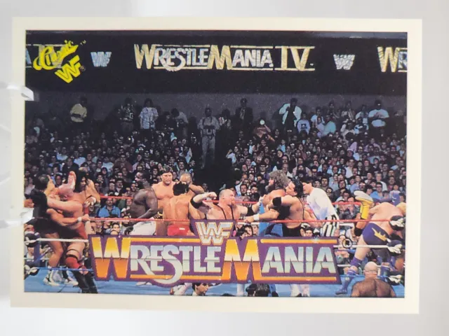 1990 Classic WWF History WrestleMania Wrestling Trademark #57 Battle Royal