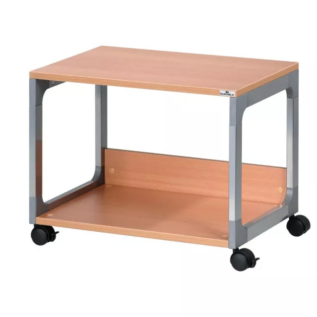 Bürowagen met. silber/buche Druckerwagen 3710 System Multi Trolley 48 Durable