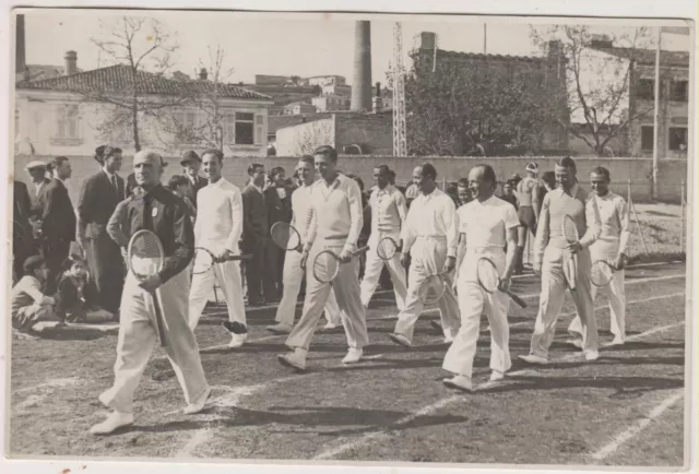 T) Fotografia 17x11cm sport Tennis Trieste 1936 agonali dello sport