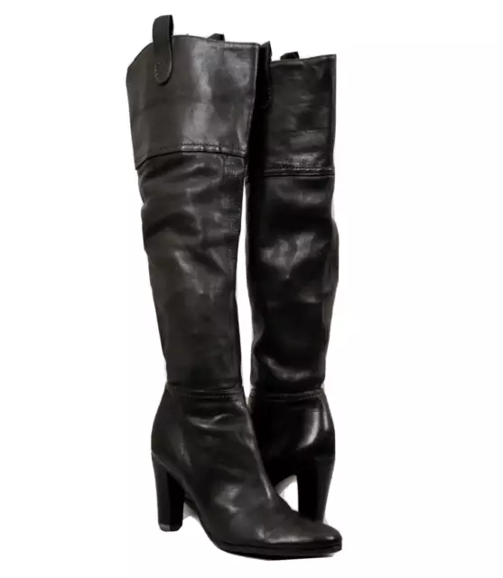 BATA STIVALI AL ginocchio Donna 100 Pelle Plongee Testa di Moro Aged Effect 39 EUR 35 00 PicClick IT
