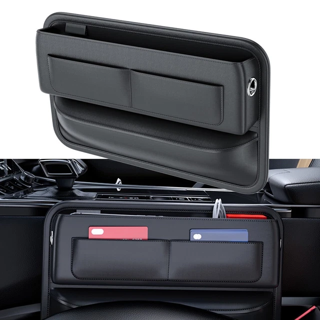 Organizzatore Bagagliaio Auto Ergocar In Pelle PU Pieghevole - Apertura 180° E Fondo Antiscivolo