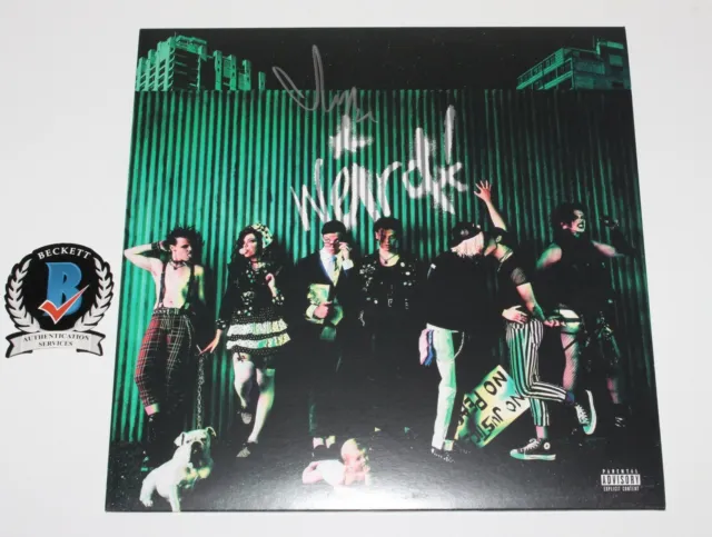 Yungblud Signed 'Weird!' Album Vinyl Record Lp Beckett Coa Night Time Edition