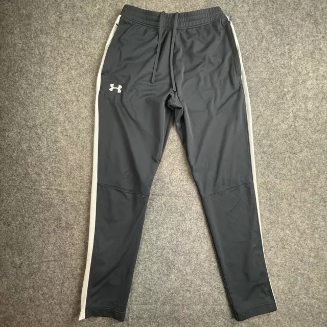 UNDER ARMOUR JOGGERS Mens Medium Black WG Woven Fitted Tapered