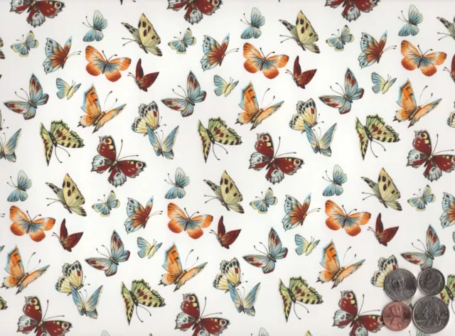 Hoja de calcomanías de cerámica sobreesmaltado Allover Butterfly Chintz 1 pieza 9"" X 13-3/4"" 3254