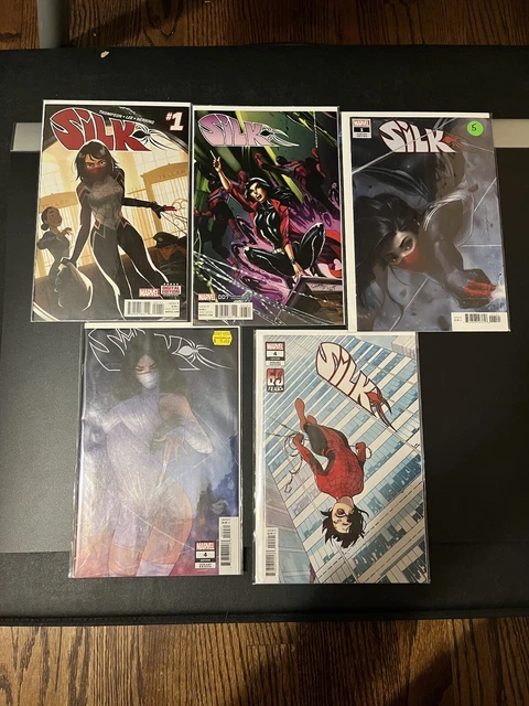 Silk Marvel comic lot 1 4 Lee Variant 7 J Scott Campbell