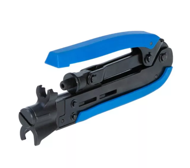 Coaxial Cable Compression Crimping Tool for RG11 RG59 RG6 F-Type Connectors