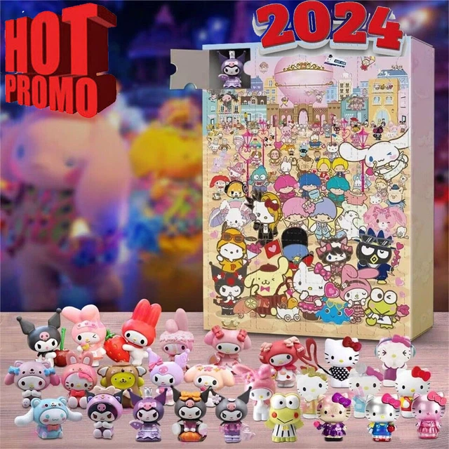 HELLO KITTY 2024 Christmas Advent Calendar Kuromi Countdown 24 Days