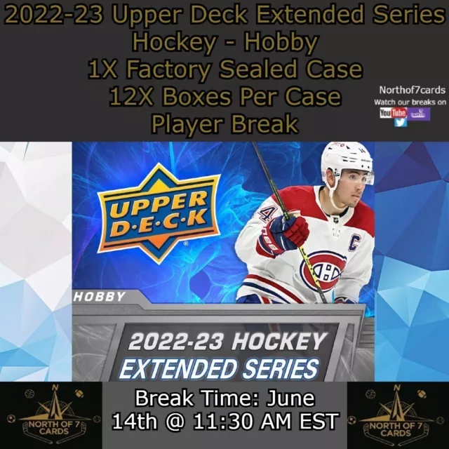 Adin Hill 2022-23 Upper Deck Extended Hockey 1 Case Player BREAK #5