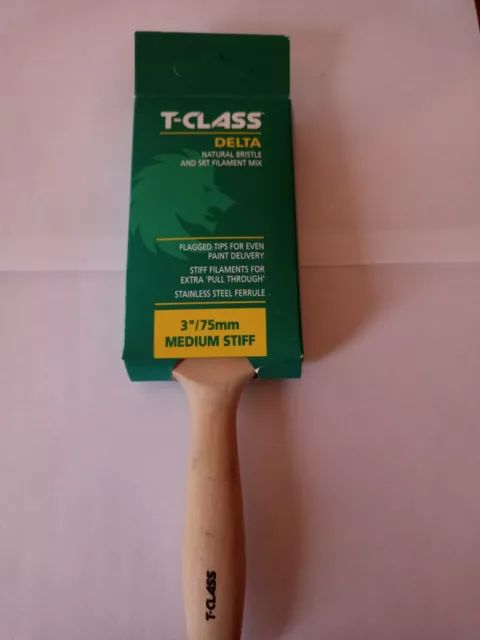 T-Class Delta Paint Brush 3"  New Top Quality Brush 3" 75Mm By Harris