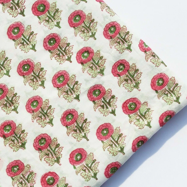 Multi Couleur Floral Tissu par le Mètre Main Robe Matériel Fleur Plante Fab