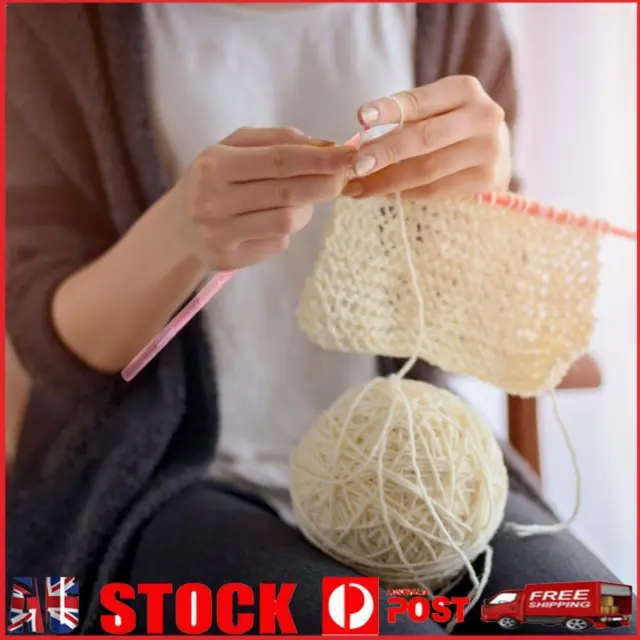 9pcs Stitching Crochet Soft Handle ABS Sewing Needles Kit Handmade Knitting Tool