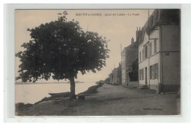 58 Neuvy Sur Loire #10597 Quai De La Loire Le Port Edit Durand