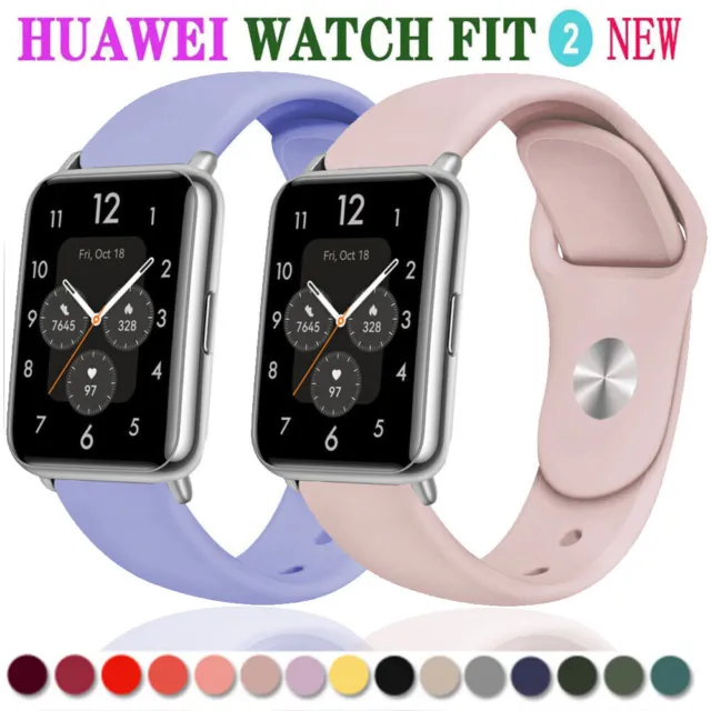 Silikon Sport Armband für Huawei Watch Fit 2 Smartwatch Band Uhrenarmband Strap