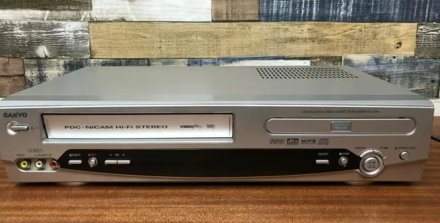 SANYO DVD & VHS Player VHS Won't Go In/DVD Drawer Won't Open ~ Spares Or Repairs