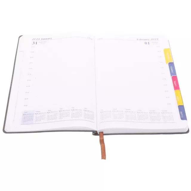 Agenda 2024 Papier Bureau Bloc-notes D'horaire De Cahier Planification Délicat